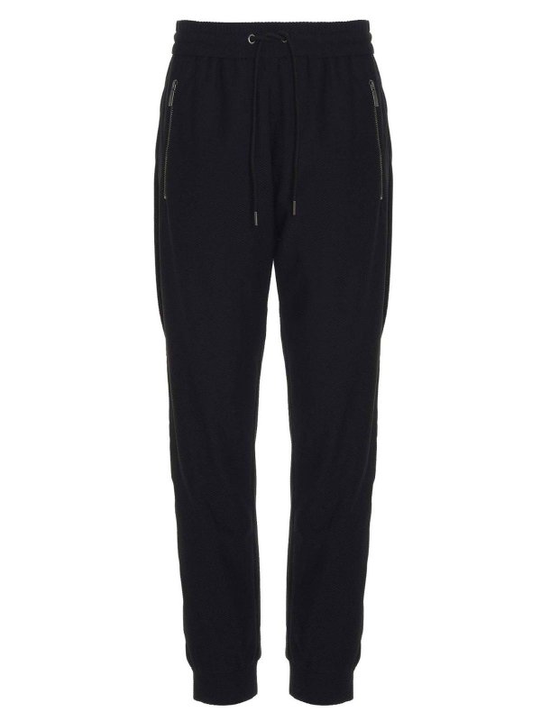 GIORGIO ARMANI: スウェットパンツ - トラックスーツ ボトムス - ブルー