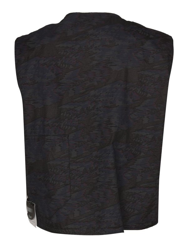 STONE ISLAND: waistcoats & gilets online - Utility vest in black