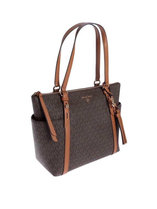 MICHAEL KORS: shopper online - Borsa Nomad marrone