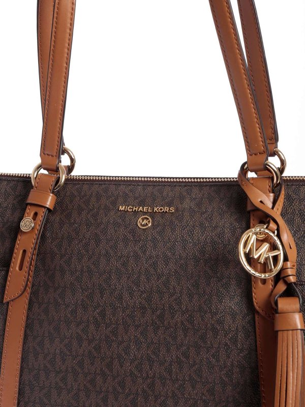 Borsa Nomad marrone shop online: MICHAEL KORS