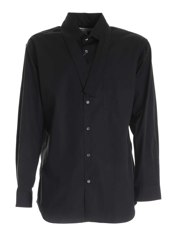 COMME DES GARCONS SHIRT: Hemden - Hemd - Schwarz