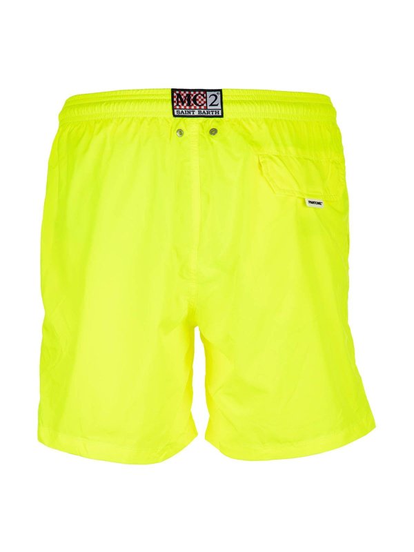 MC2 SAINT BARTH: Costumi piscina e boxer online - Boxer da mare Pantone gialli