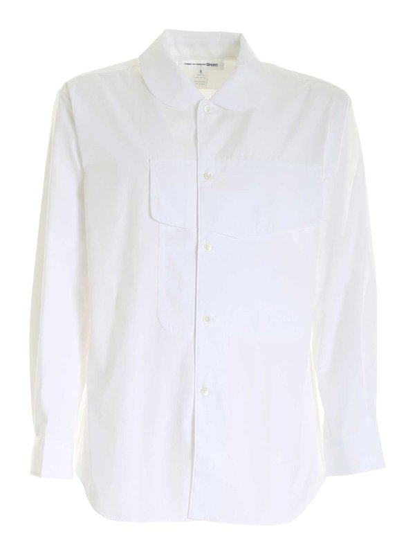 COMME DES GARCONS SHIRT: Hemden - Hemd - Weiß