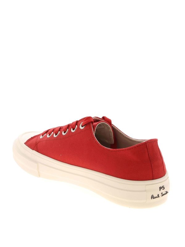 iKRIX PS BY PAUL SMITH: trainers - Zebra embroidery Kinsey sneakers in red