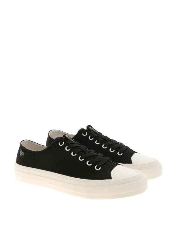 PS BY PAUL SMITH: trainers online - Zebra embroidery  Kinsey sneakers in black