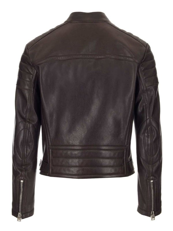 TOM FORD: leather jacket online - Leather jacket in brown