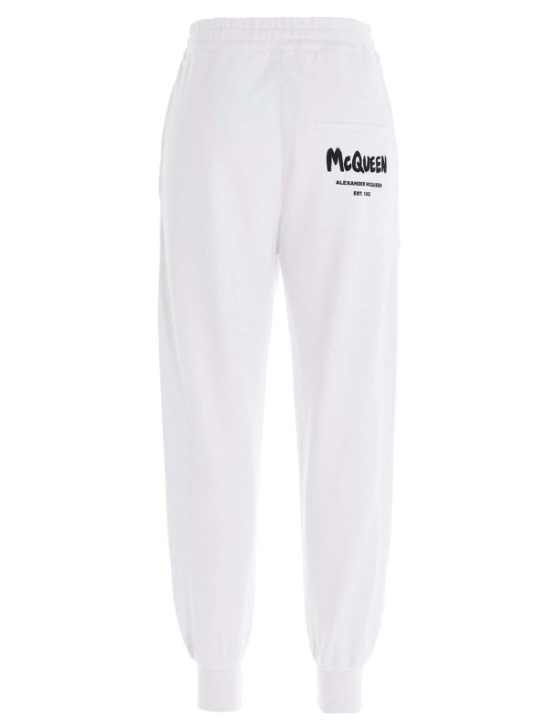 ALEXANDER MCQUEEN: tracksuit bottoms online - Logo sweatpants
