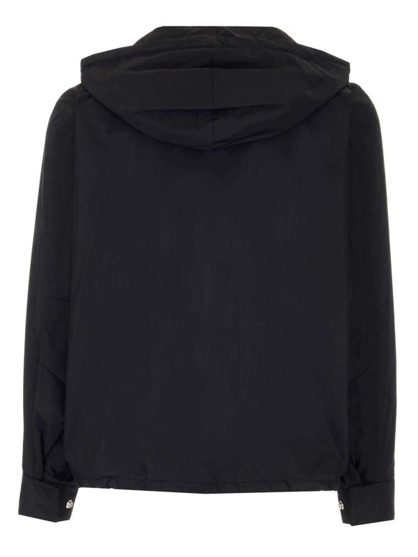 GIVENCHY: casual jackets online - Logo rivet jacket in black