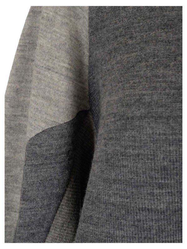 iKRIX STELLA McCARTNEY: Strickpullover mit Rundhalsausschnitt - Rundhalspullover - Grau