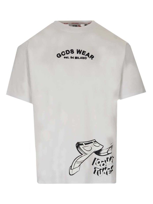 GCDS: T-shirts - T-Shirt - Weiß