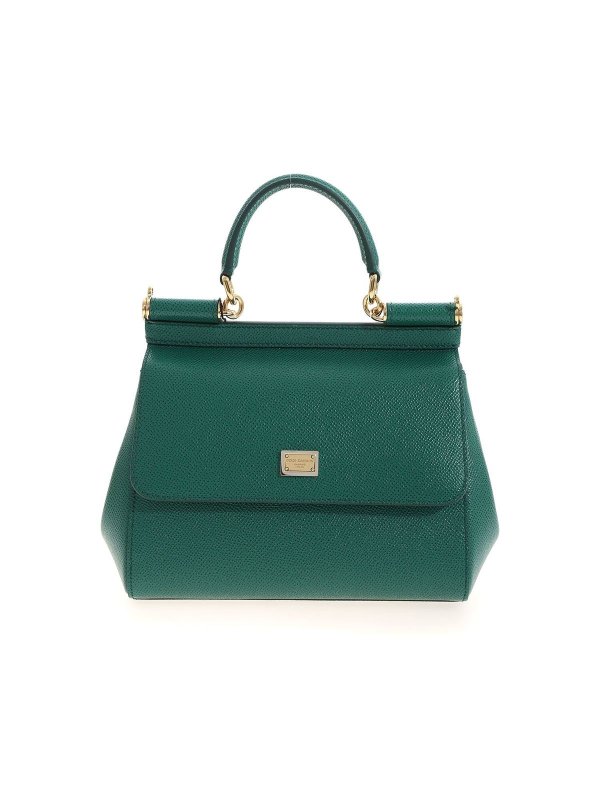 DOLCE & GABBANA: Handtaschen - Shopper - Grün
