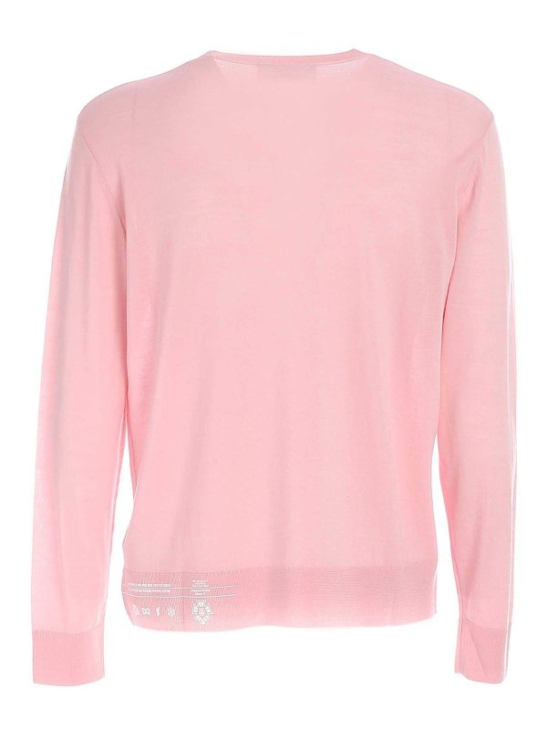 DSQUARED2: Suéteres con cuello pico online - Suéter Cuello Redondo - Rosado