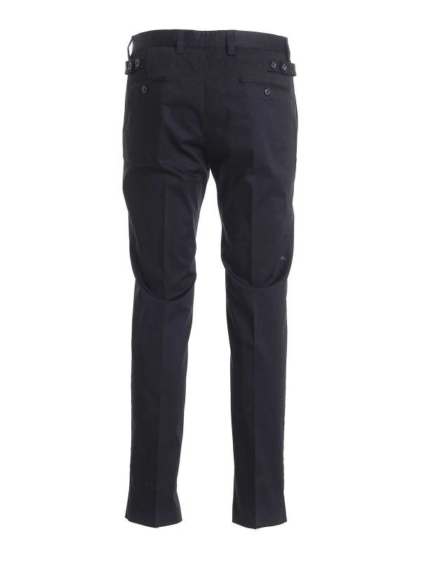 DOLCE & GABBANA: casual trousers online - Cotton pants in black