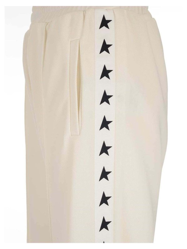iKRIX GOLDEN GOOSE: tracksuit bottoms - Dorotea sweatpants in white