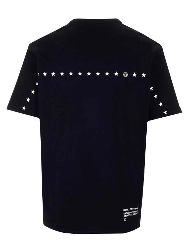 MONCLER: T-shirts online - T-Shirt - Schwarz