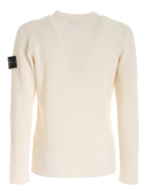 STONE ISLAND: クルーネック online - クルーネック - クリーム