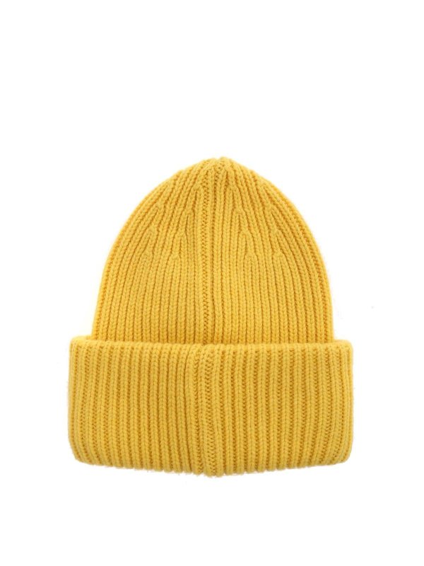 MONCLER: Mützen online - Mütze - Gelb