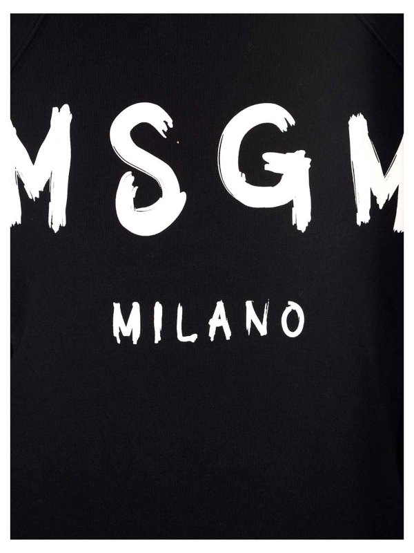 iKRIX m.s.g.m.: Sweatshirts & Sweaters - Logo sweatshirt in black and white