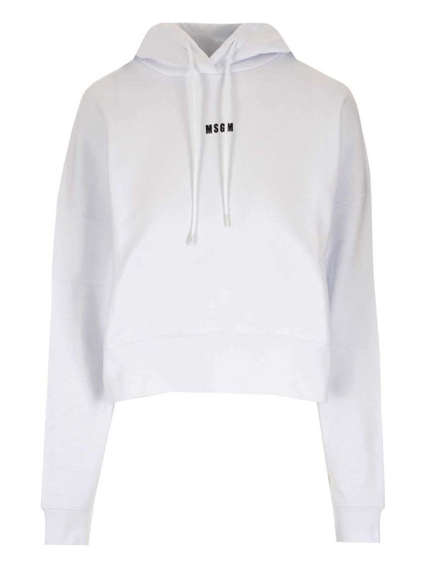m.s.g.m.: Sweatshirts und Pullover - Sweatshirt - Weiß