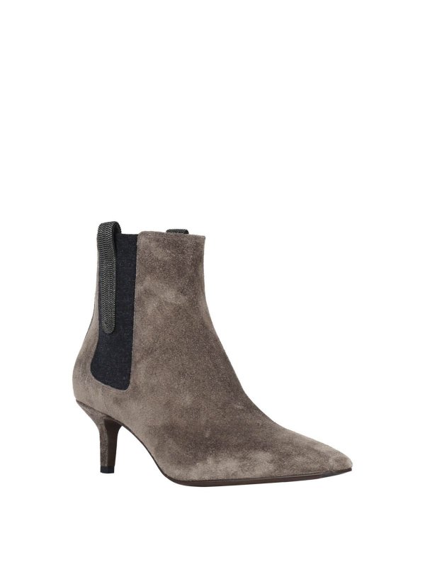 BRUNELLO CUCINELLI: ブーティー online - アンクルブーツ - グレー
