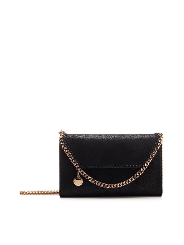 STELLA McCARTNEY: cross body bags - Falabella Micro bag in black
