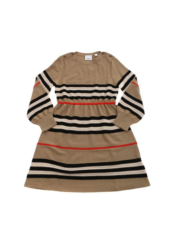 BURBERRY: Kleider - Kleid - Beige