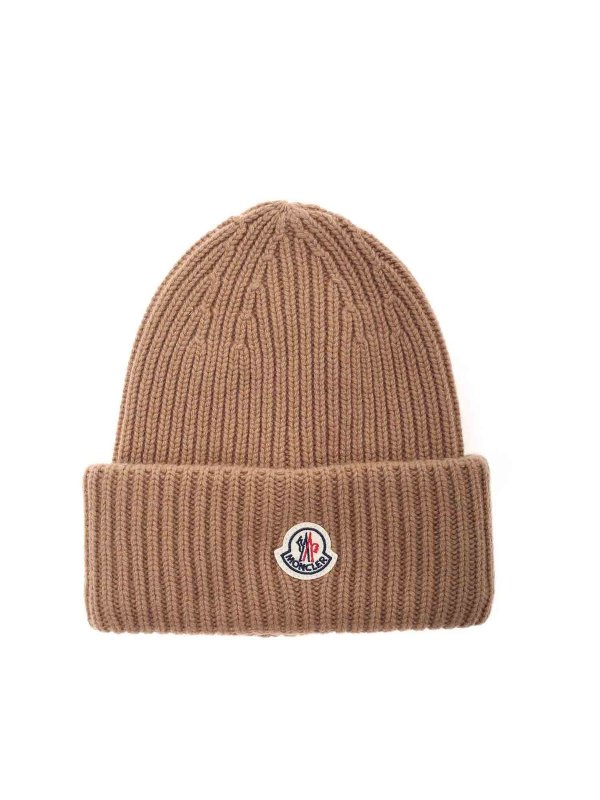 MONCLER: Mützen - Mütze - Braun