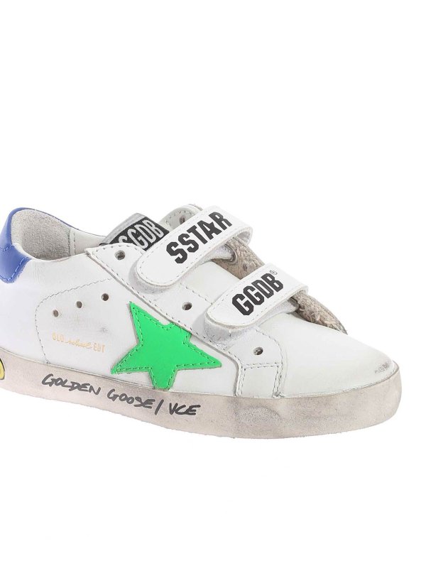GOLDEN GOOSE buy online Old School sneakers in white and fluo