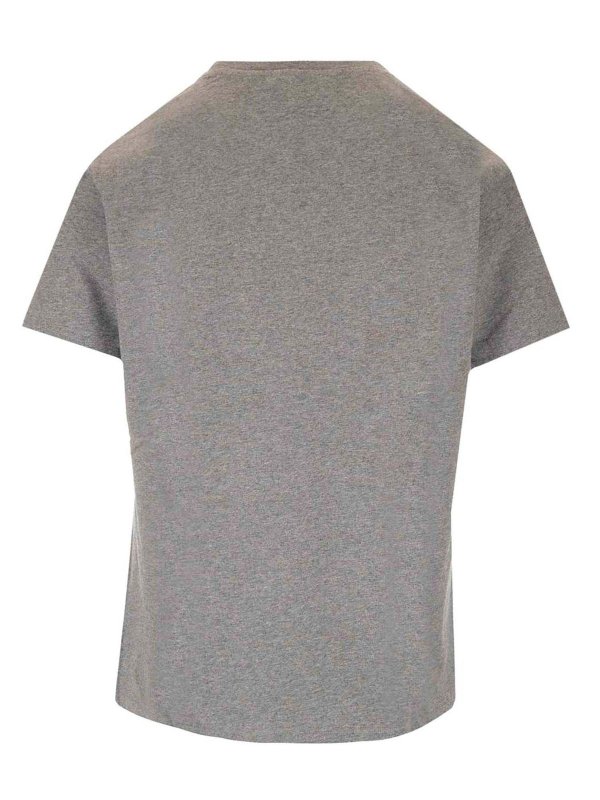 KENZO: t-shirts online - Tiger printed T-shirt in grey