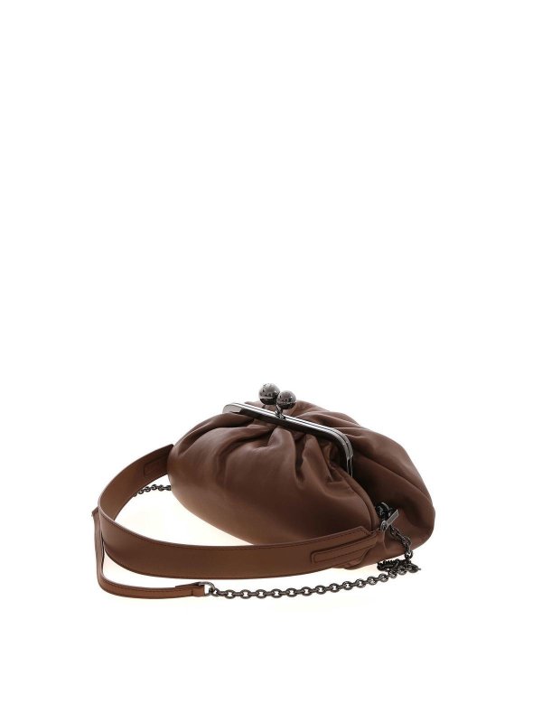 WEEKEND MAX MARA: clutches online - Pasticcino Cubico clutch bag in brown