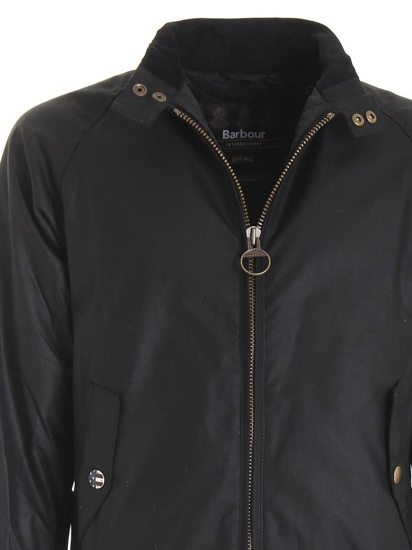 The Best Shops BARBOUR: bombers - Merchant Steve McQueen jacket in blue