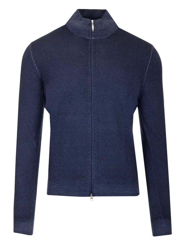 BARBA: Cardigans - Cardigan - Bleu