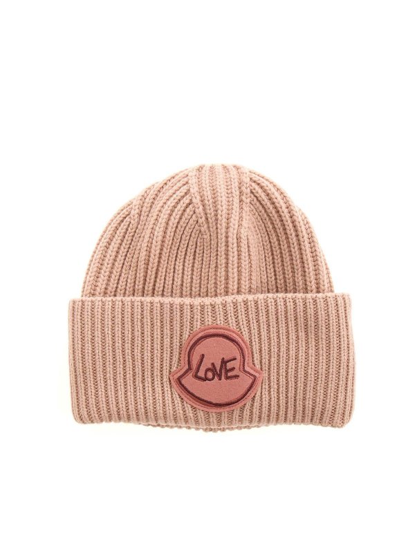 MONCLER: Mützen - Mütze - Rosa