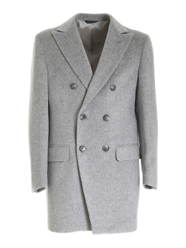 Brian Dales: ニーレングスコート - 膝丈コート - グレー