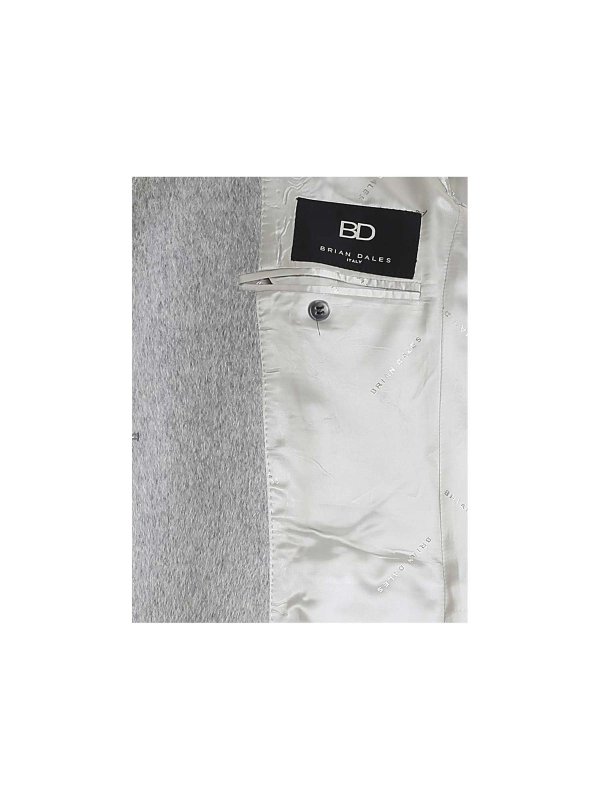 膝丈コート - グレー shop online: Brian Dales