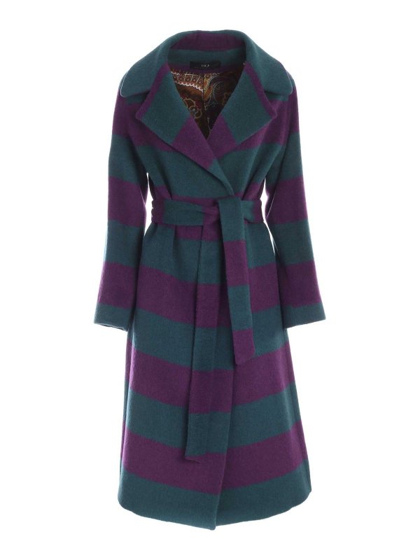 Brian Dales: ロングコート - ロングコート - 紫