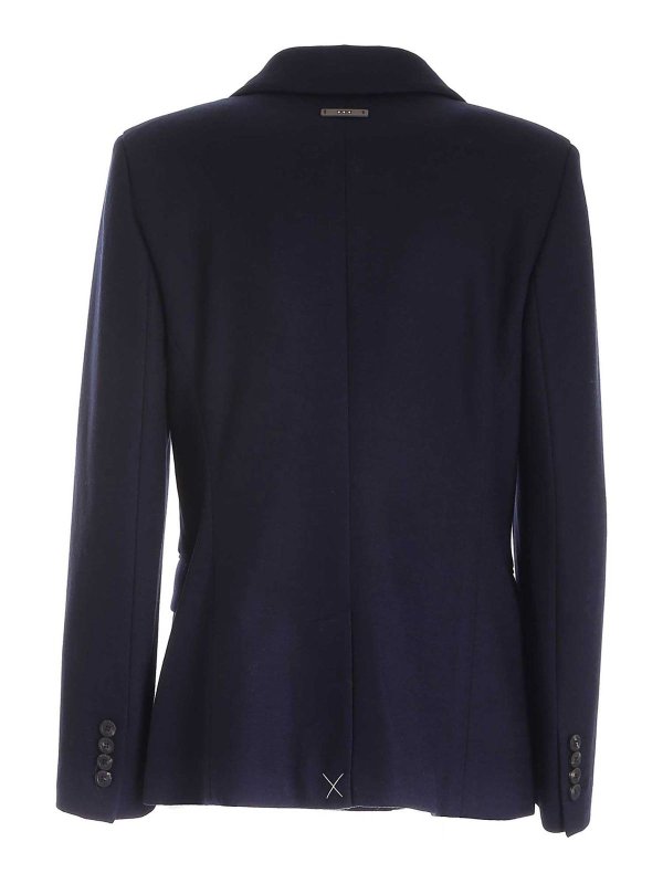 PESERICO: blazers online - Double-breasted jacket in blue