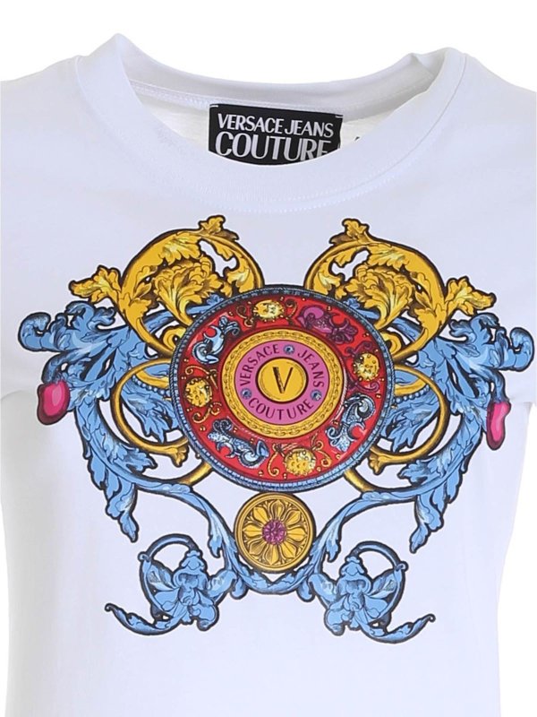 iKRIX Versace Jeans Couture: t-shirts - Regalia T-shirt in white