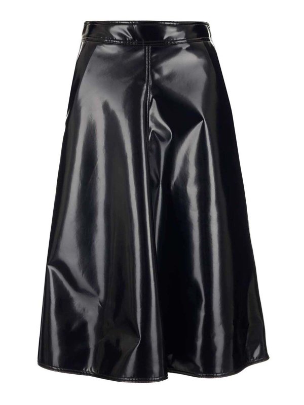MONCLER: Long skirts - 1592 collection 2 skirt in black
