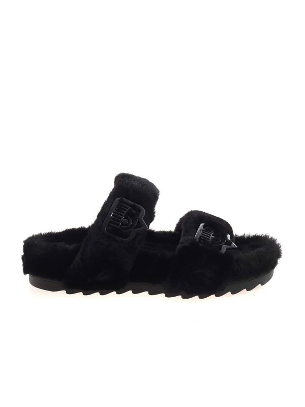 CHIARA FERRAGNI: ビーチサンダル - ビーチサンダル - 黒