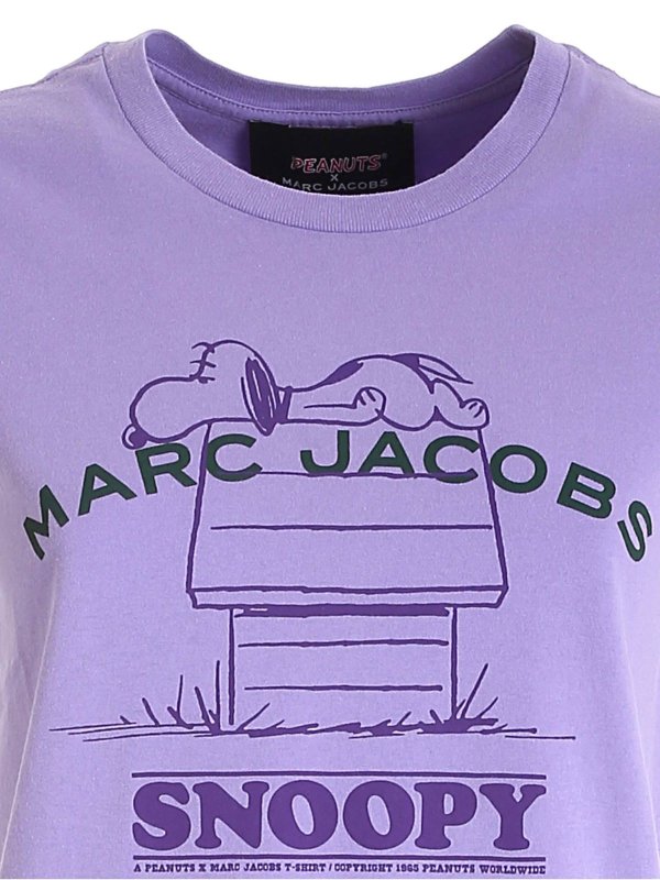 iKRIX MARC JACOBS: t-shirt - T-shirt Peanuts x Marc Jacobs lilla