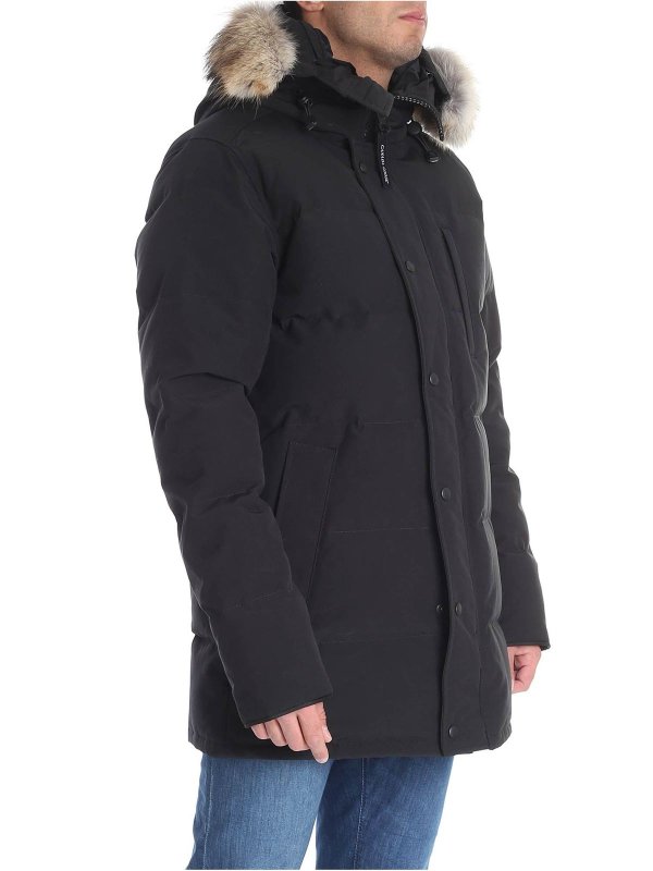 Canada Goose: padded coats online - "Carson" black down jacket