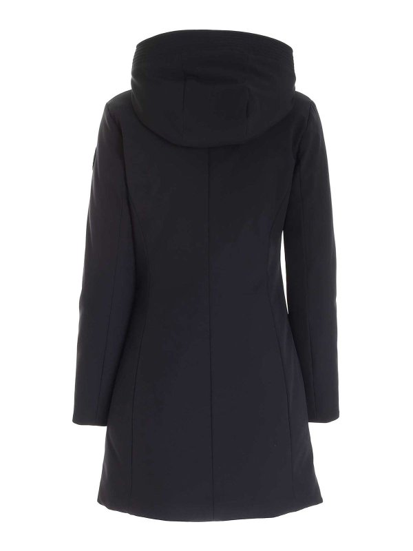 WOOLRICH: padded coats online - Firth down jacket in black