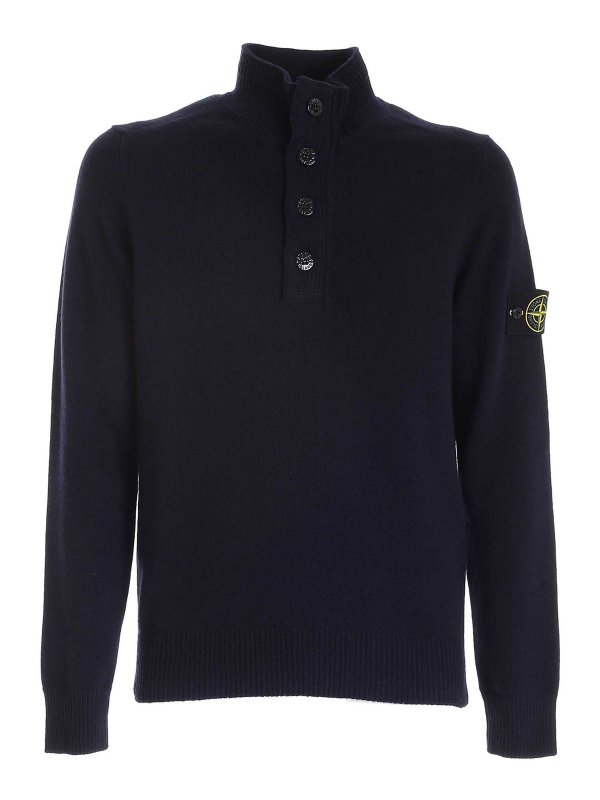 STONE ISLAND: タートルネック - タートルネック/ポロネック - ブルー