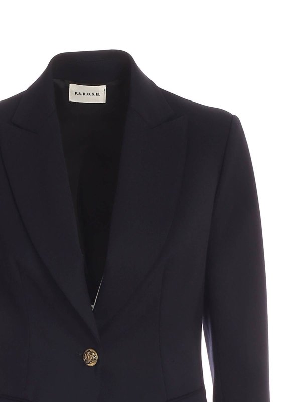 iKRIX P.A.R.O.S.H.: giacche blazer - Giacca in tweed blu