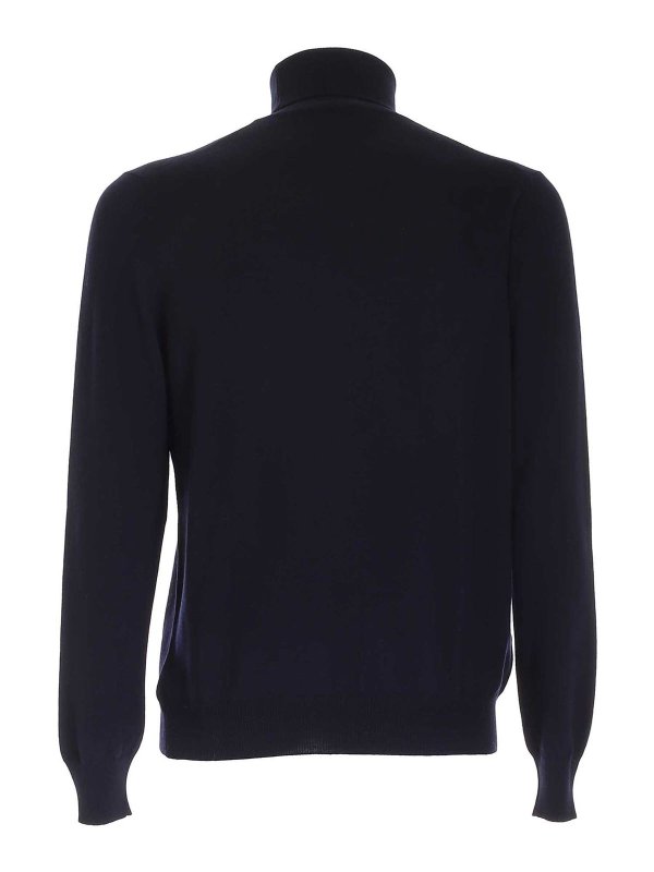 FAY: Turtlenecks & Polo necks online - Lightweight turtleneck in blue