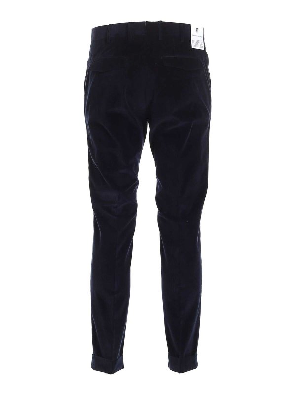 PT TORINO: Pantalons casual online - Pantalons Décontractés - Bleu