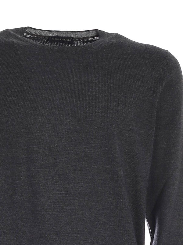 iKRIX Paolo Fiorillo: crew necks - Crewneck sweater in dark grey