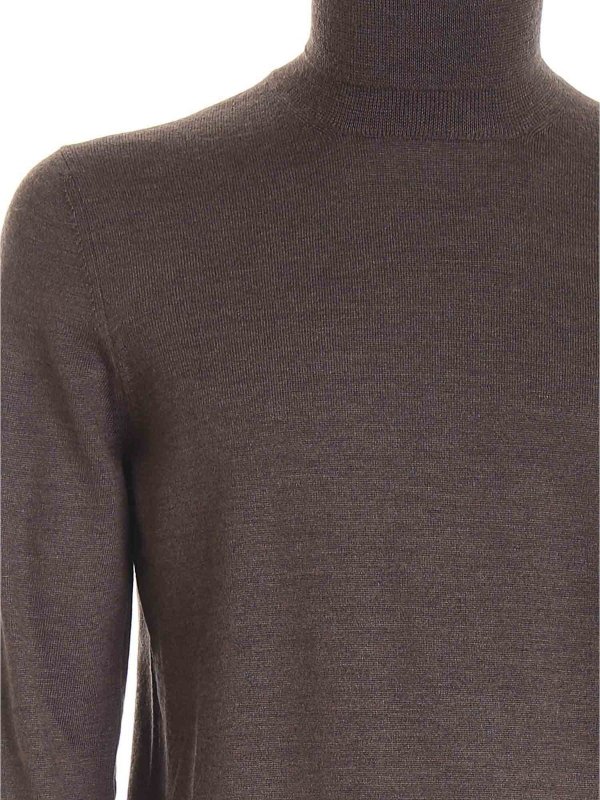 iKRIX Paolo Fiorillo: Rollkragenpullover  und Polo-Ausschnitt - Rollkragenpullover - Braun