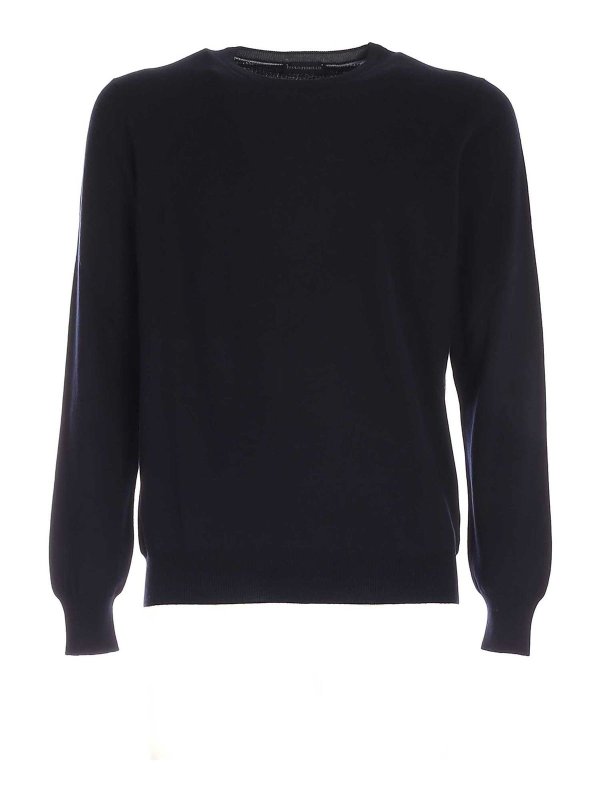 Paolo Fiorillo: Pull col rond - Pull Col Rond - Bleu